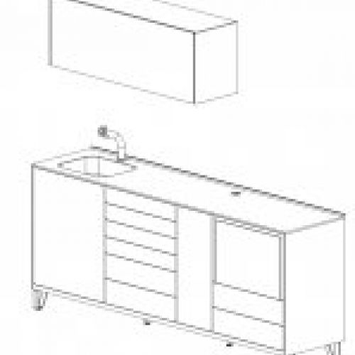 MUEBLE DECUS CORIAN