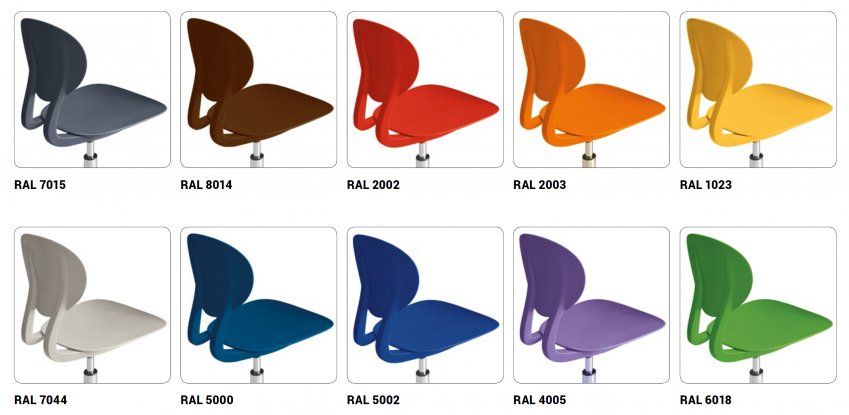 colores sillas