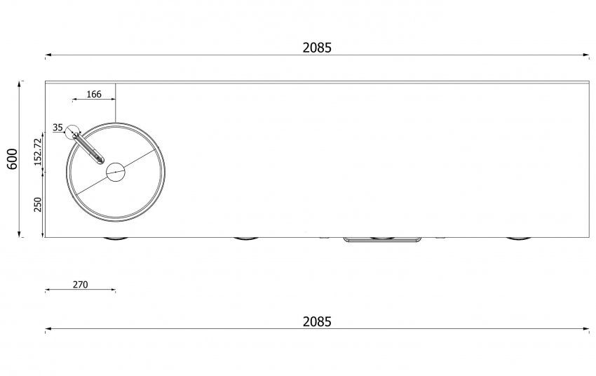 MUEBLE FOCUS INOX