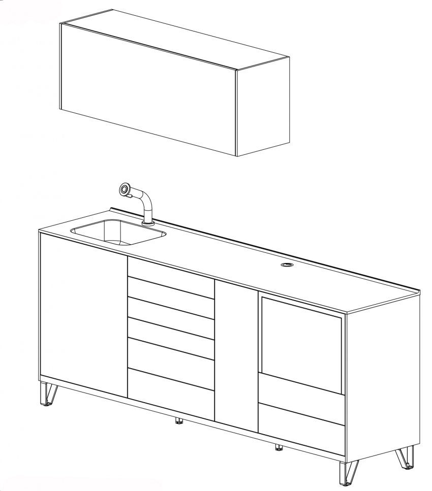 MUEBLE DECUS CORIAN