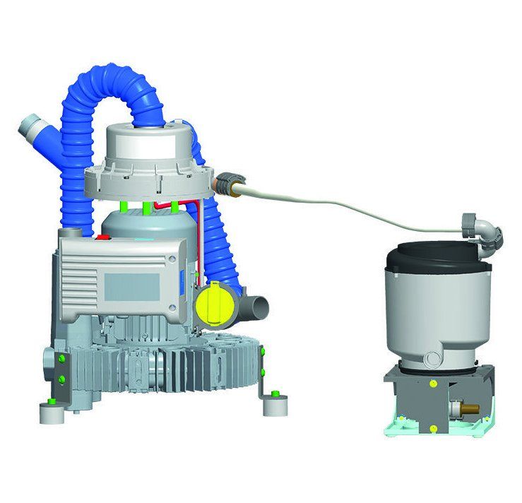 Oferta 1 (Motor Aspiración 1 Equipo + Separador Amalgama + Válvula Escupidera)
