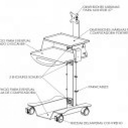 CARRO PARA ESCANER INTRAORAL