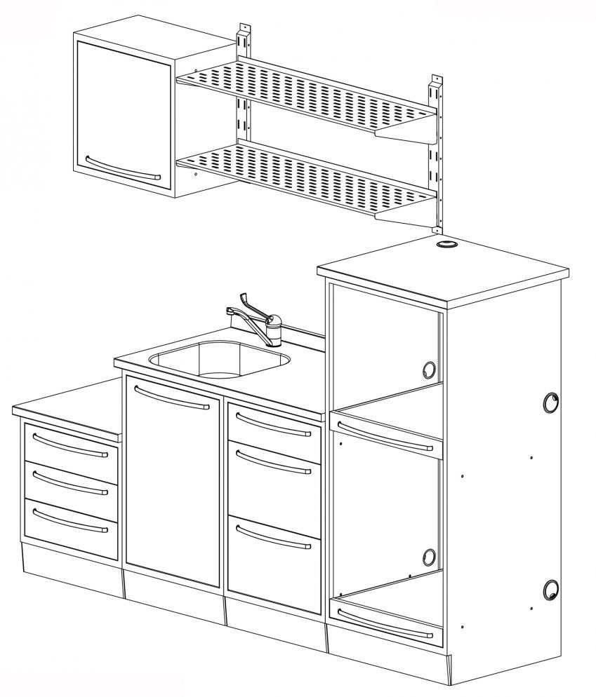 MUEBLE ALIUS ESTERILIZACIÓN