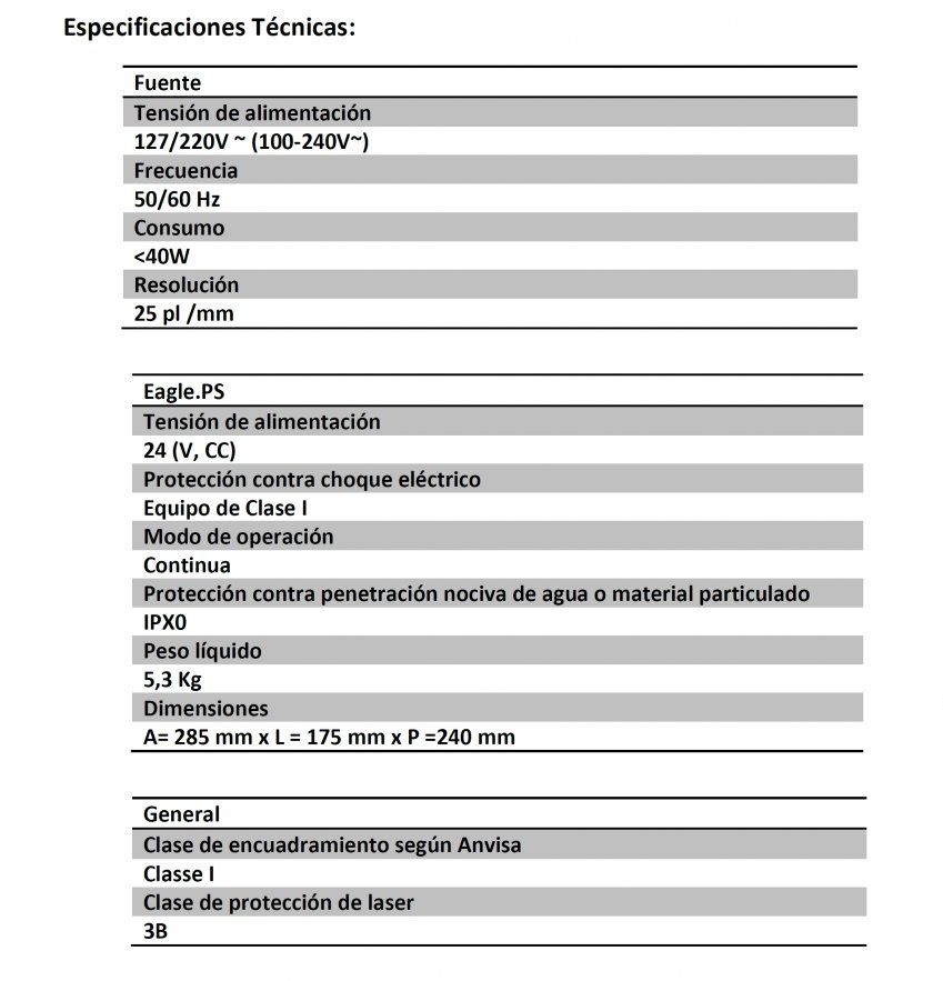 ESPECIFICACIONES TECNICAS