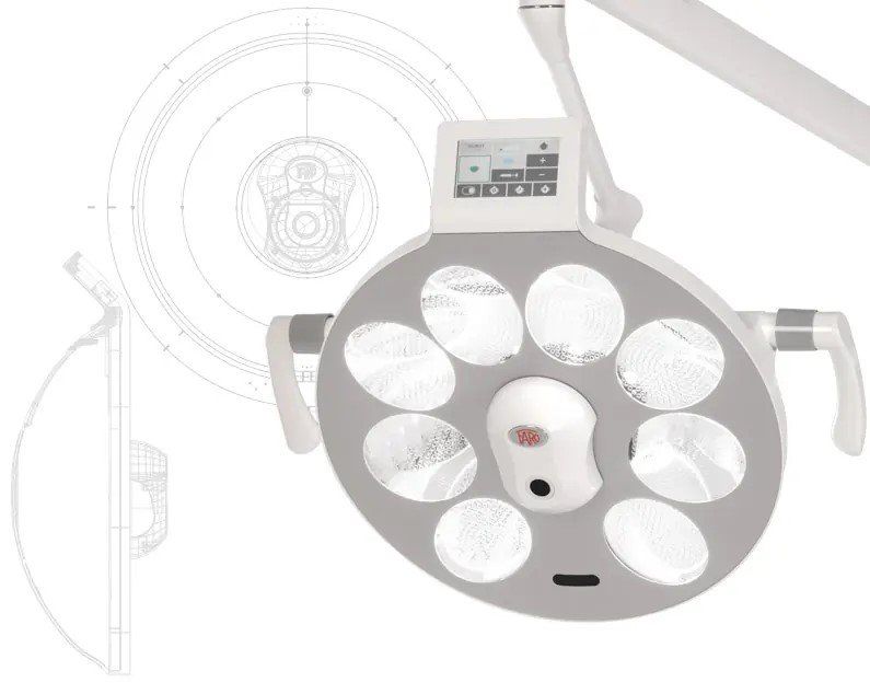 faro lampada b75 con telecamera 4k0