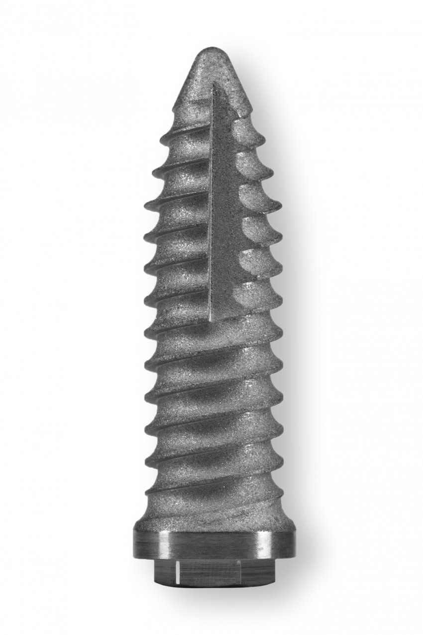 IMPLANTE DE TITANIO DVC CON CONEXIÓN HEXAGONAL EXTERNA