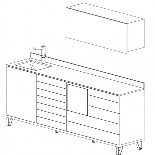 MUEBLE DECUS VETRO
