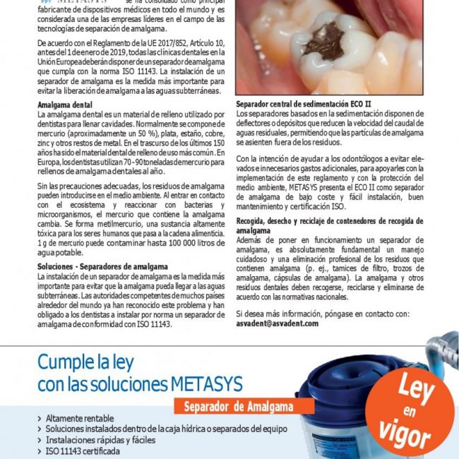 AMALGAMA METASYS ASVADENT 001