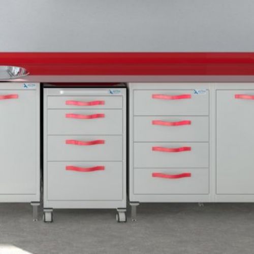 CONJUNTO MUEBLES VIDRIO